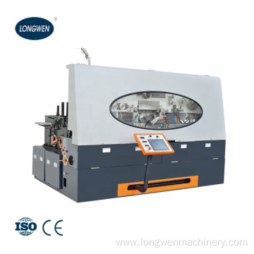 Welding machine for can body making line